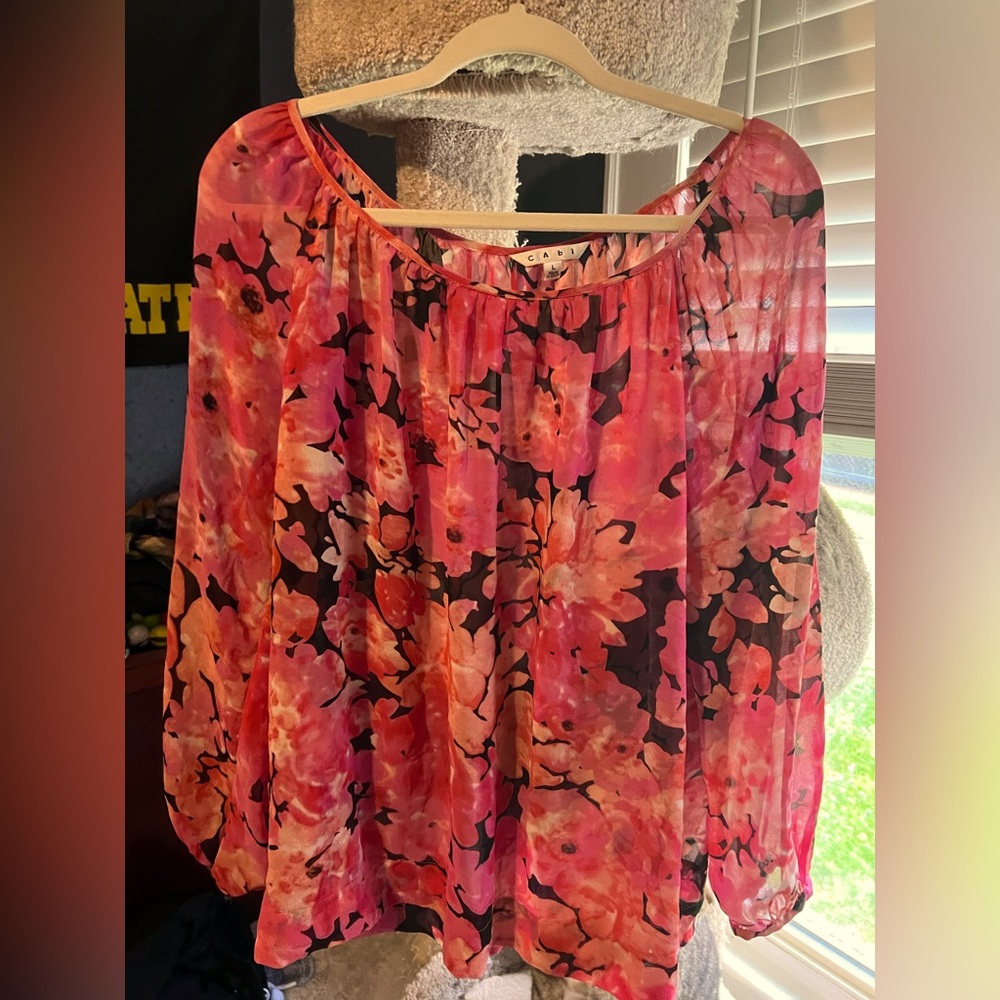 Flower patterned blouse